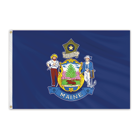 Maine Outdoor Nylon Flag 5'x8'